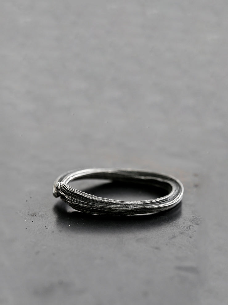 DETAJ <br>HAIR RING / BLACK