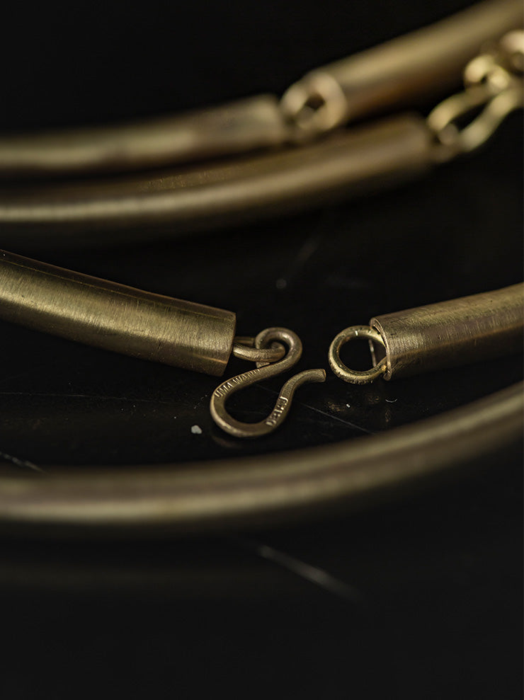 UMA WANG<br> AFRICAN BRASS NECKLACE