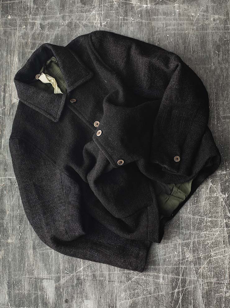 ATELIER SUPPAN <br>UNISEX re-edition wool hemp jacket