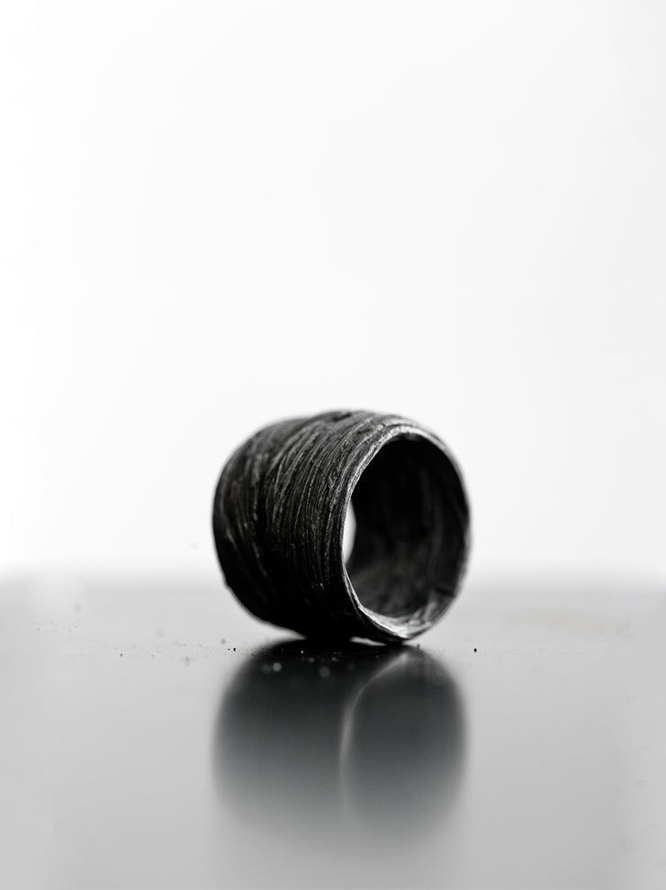 DETAJ <br>HAIR RING / BLACK