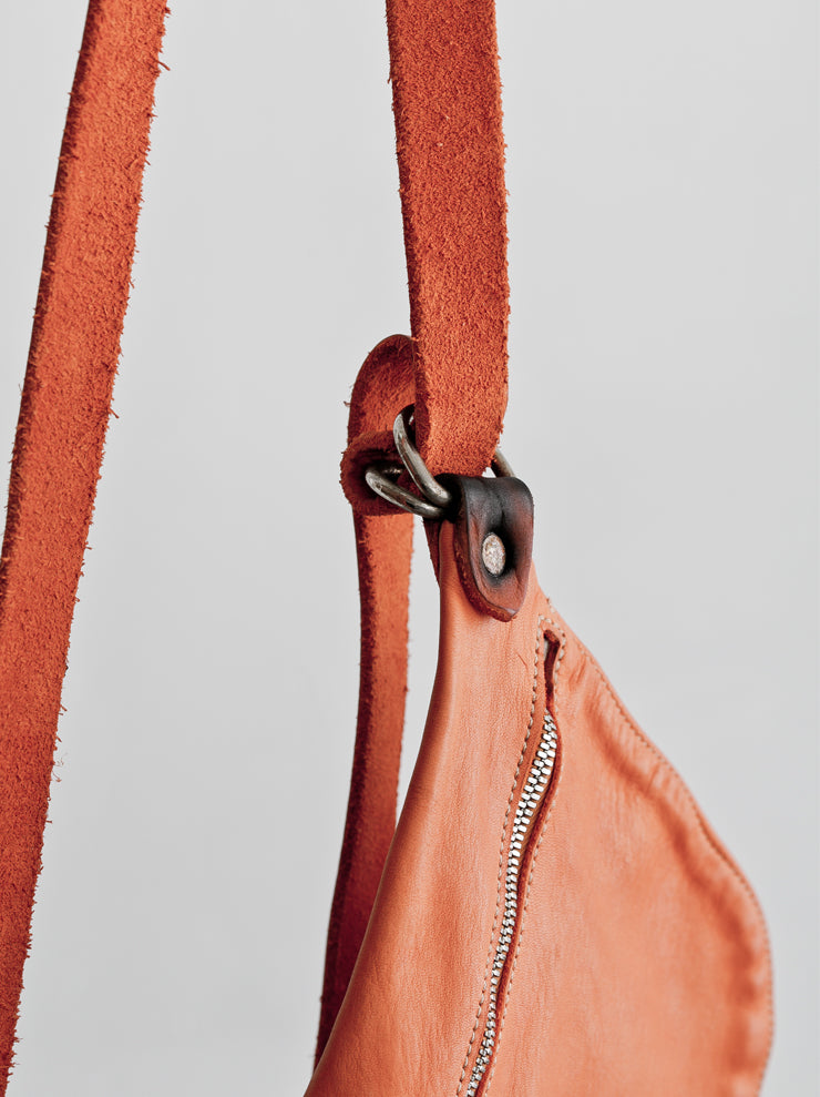 GUIDI<br> Q10 Shoulder bag ORANGE / SOFT HORSE FG CV21T
