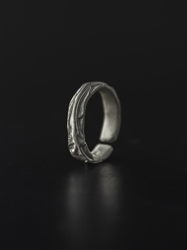 UMA WANG × DETAJ<br> HERB SILVER RING / THYME / WHITE