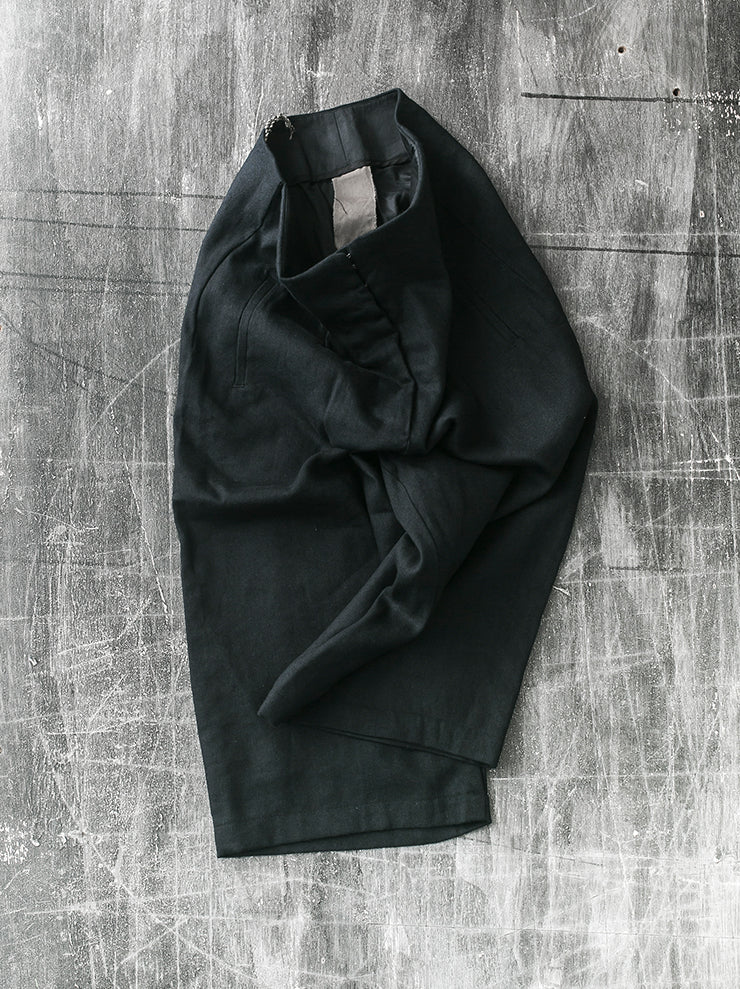 BIEK VERSTAPPEN<br> WOMENS cropped trousers BLACK