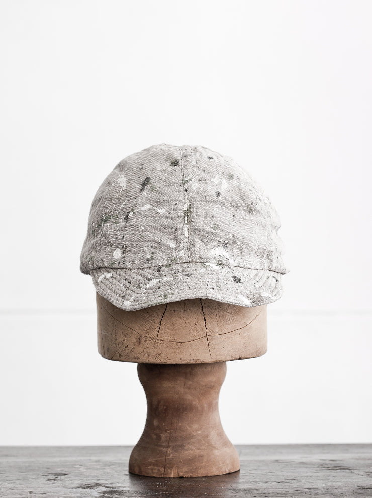 HORISAKI<br> ONE OF A KIND 50 LINEN CAP GRAY
