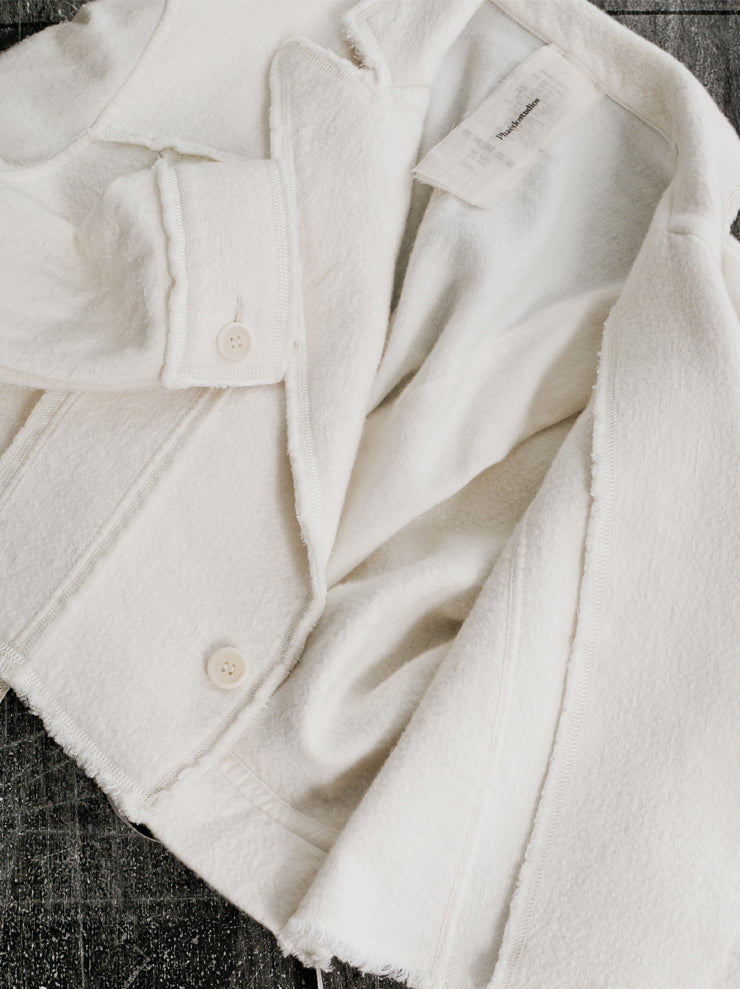 Phaédo<br> Riders short jacket WHITE