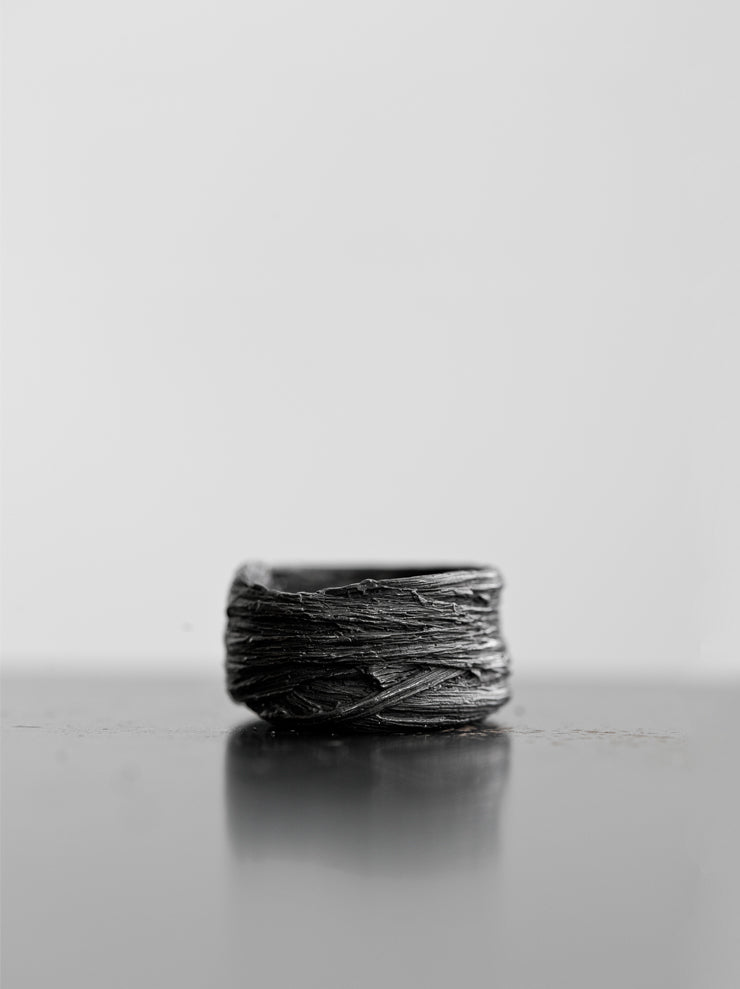 DETAJ <br>HAIR RING / BLACK