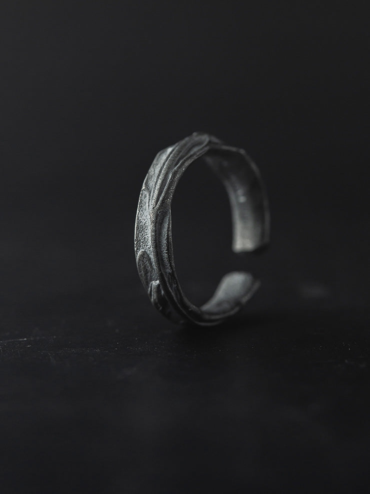 UMA WANG × DETAJ<br> HERB SILVER RING / THYME / BLACK