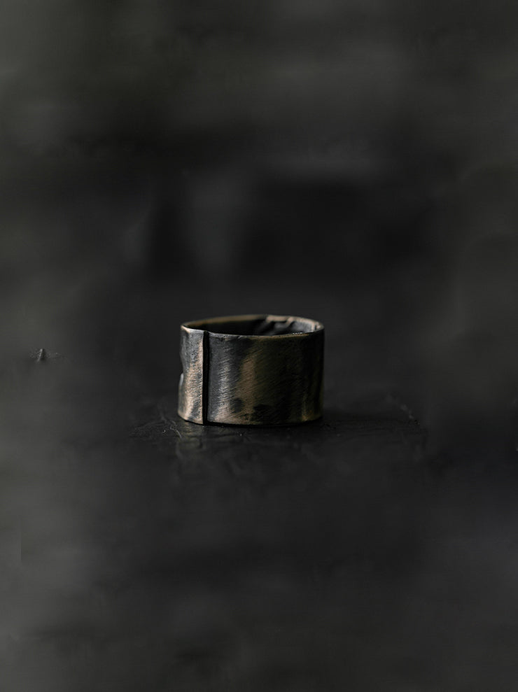 UMA WANG × DETAJ<br>KEYHOLE PINK SILVER RING / OXY-DYE PINK SILVER