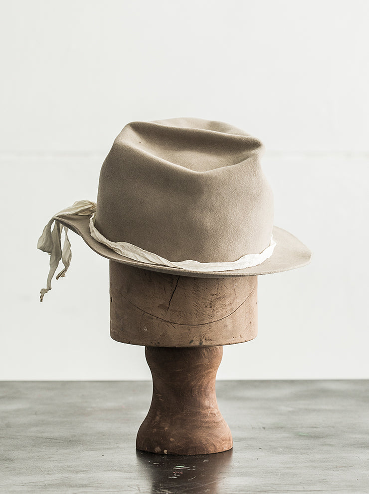 HORISAKI<br> BHDS004 Beaver fur felt hat KALK