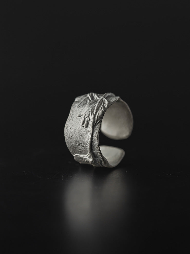 UMA WANG × DETAJ<br>HERB SILVER RING / THYME / WHITE