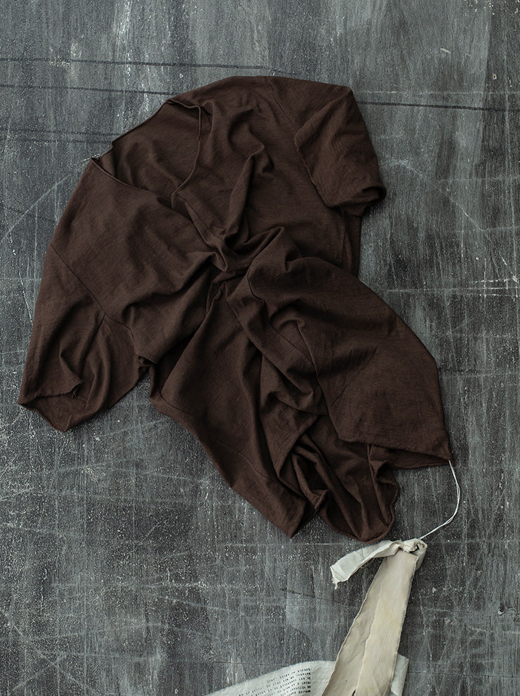 ATELIER SUPPAN<br> MENS T-shirt / LIGHT BROWN