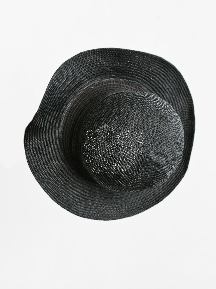 HORISAKI<br> SHMI005 Sisal Straw Hat BLACK