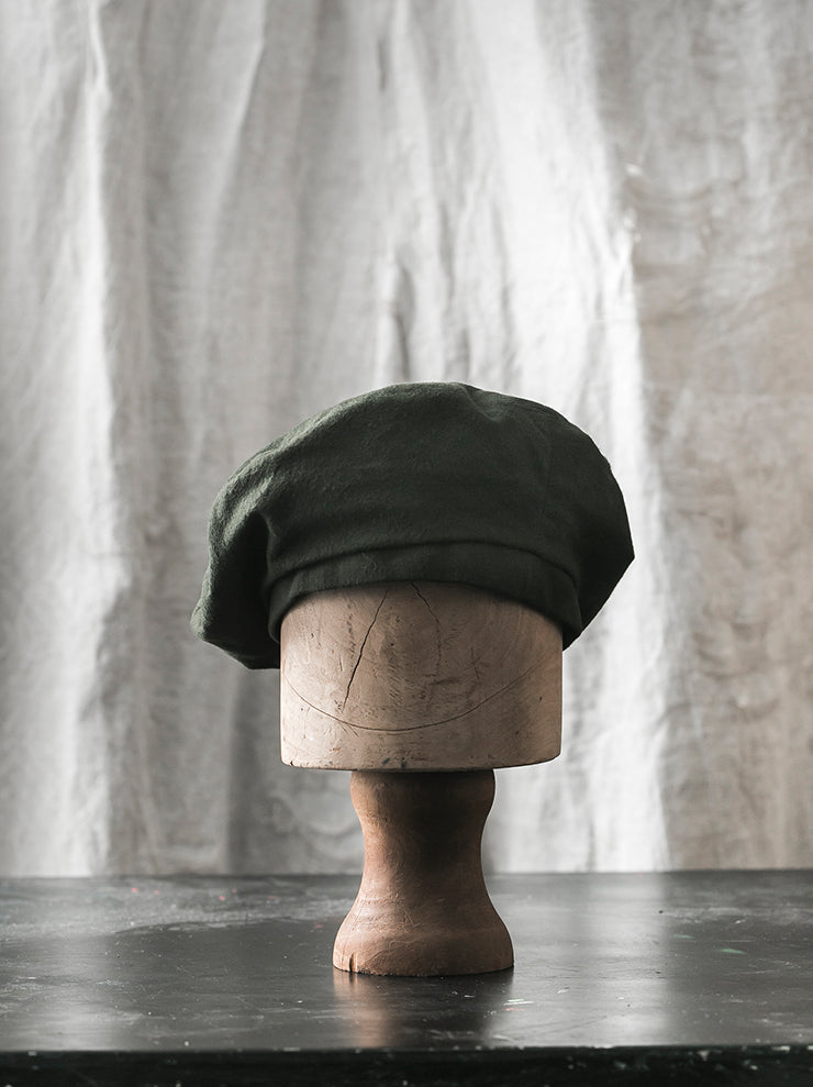 HORISAKI<br>THBASC コットンベレー帽 GREEN