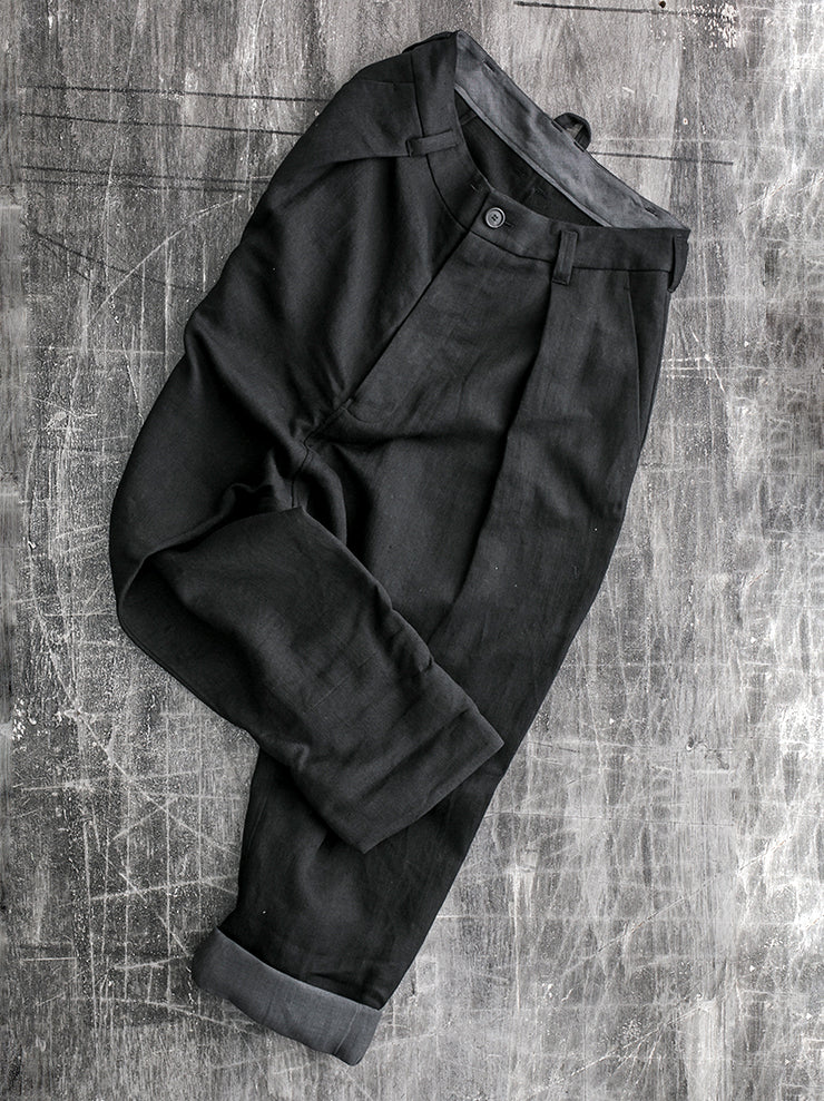 DANIEL ANDRESEN<br>IMMS ルーズフィットパンツ CHARCOAL