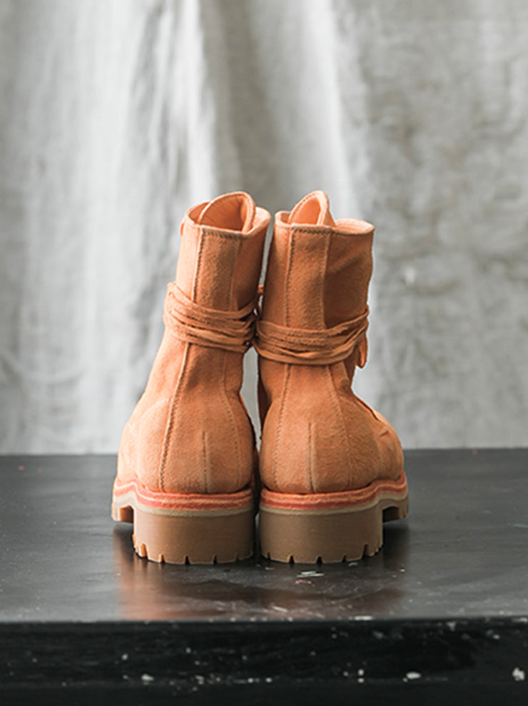 GUIDI<br>WOMENS レースアップブーツ 795V ORANGE CO74T / BABY BUFFALO REVERSE