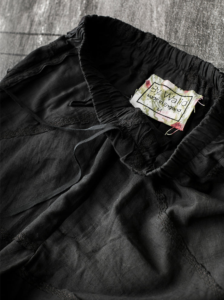 By Walid<br> Men's Artem Trousers BLACK