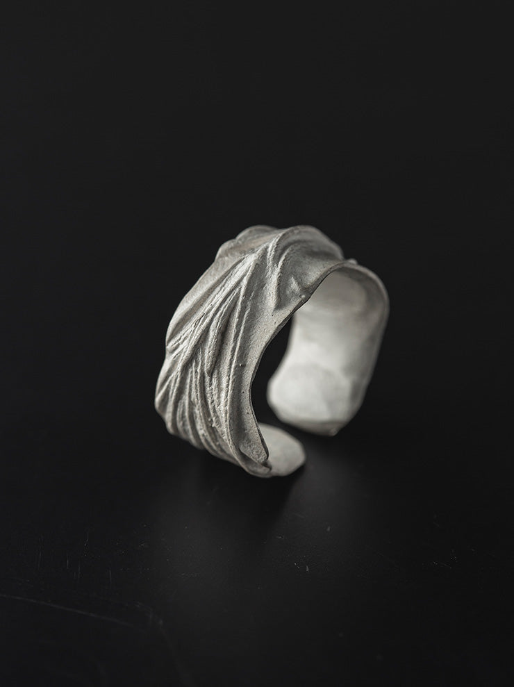 UMA WANG × DETAJ<br>HERB SILVER RING / ROSEMARY / WHITE