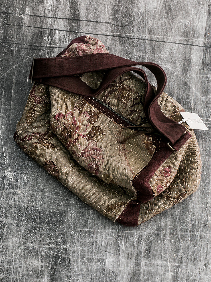 By Walid<br> Square bag DARK / tapestry story