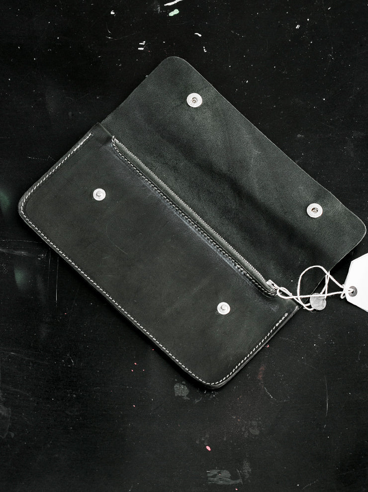 GUIDI<br> Large wallet MILITARY GREEN CV31T / PRESSED KANGAROO