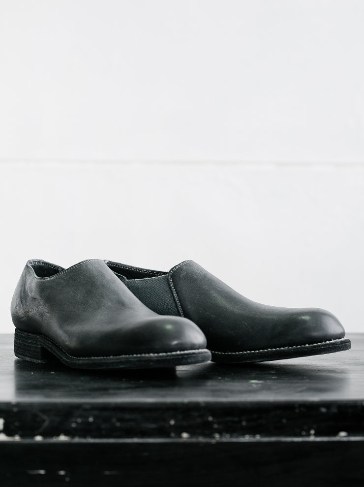 GUIDI<br> Men's slip-on shoes 990E GRAY CO11T / HORSE FG