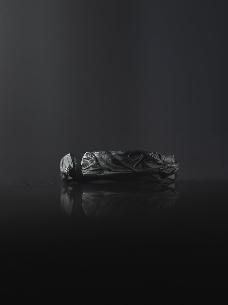 UMA WANG × DETAJ<br> HERB SILVER RING / THYME / BLACK
