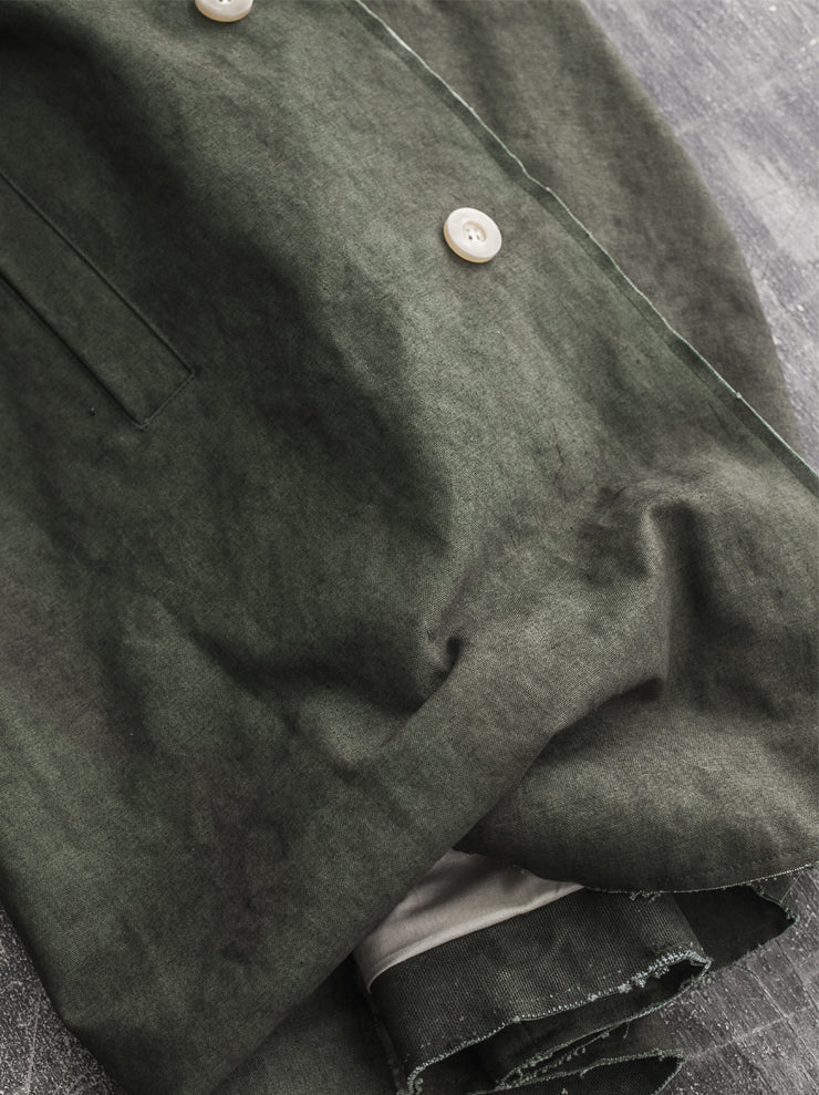 By Walid<br />メンズナディムコート MILITARY / military canvas cotton / SIZE L