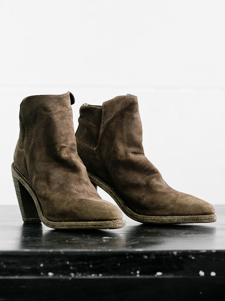 GUIDI<br />ウィメンズ ヒールアンクルブーツ MC87CU CV09T / KANGAROO REVERSE