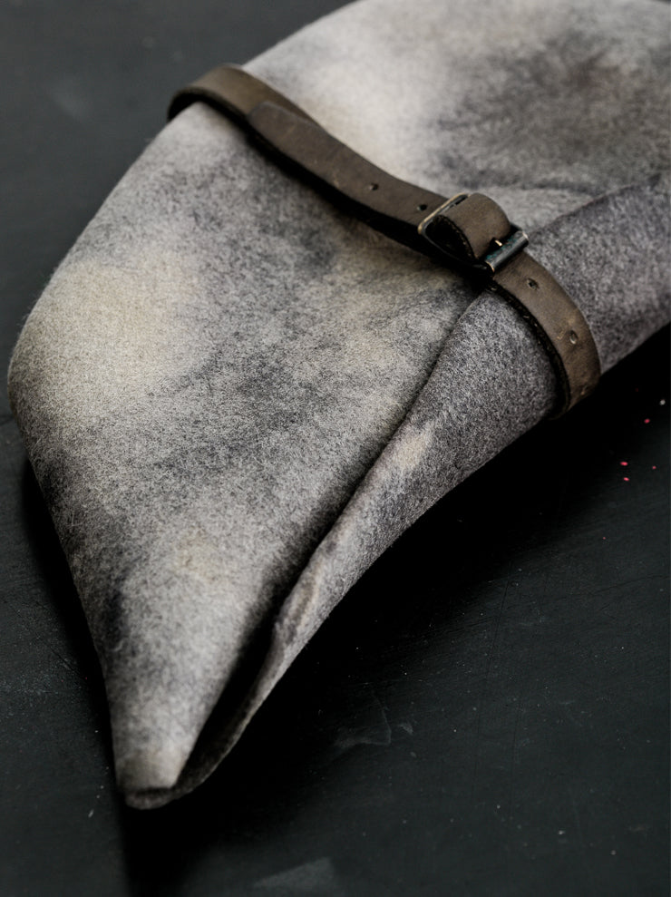 HORISAKI<br> ONE OF A KIND BAG1 Rabbit fur felt bag