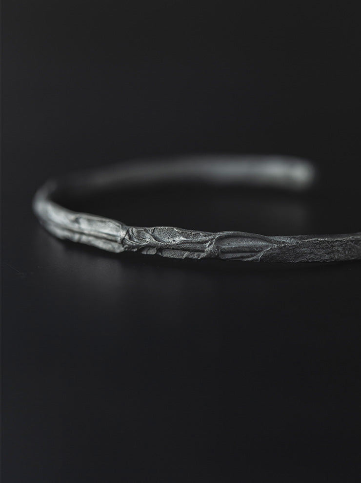 UMA WANG × DETAJ<br>HERB SILVER BRACELET / THYME / BLACK