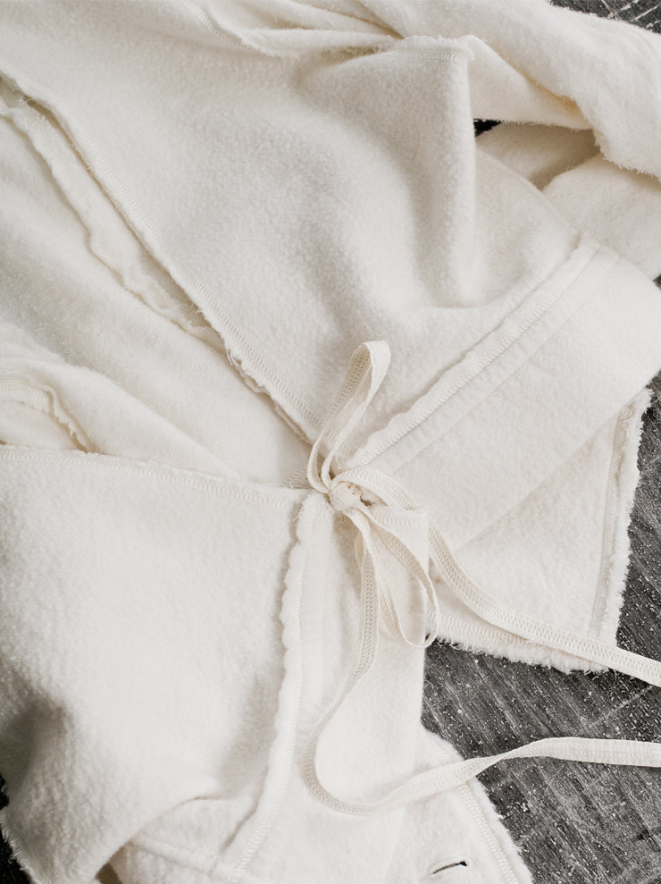 Phaédo<br> Riders short jacket WHITE