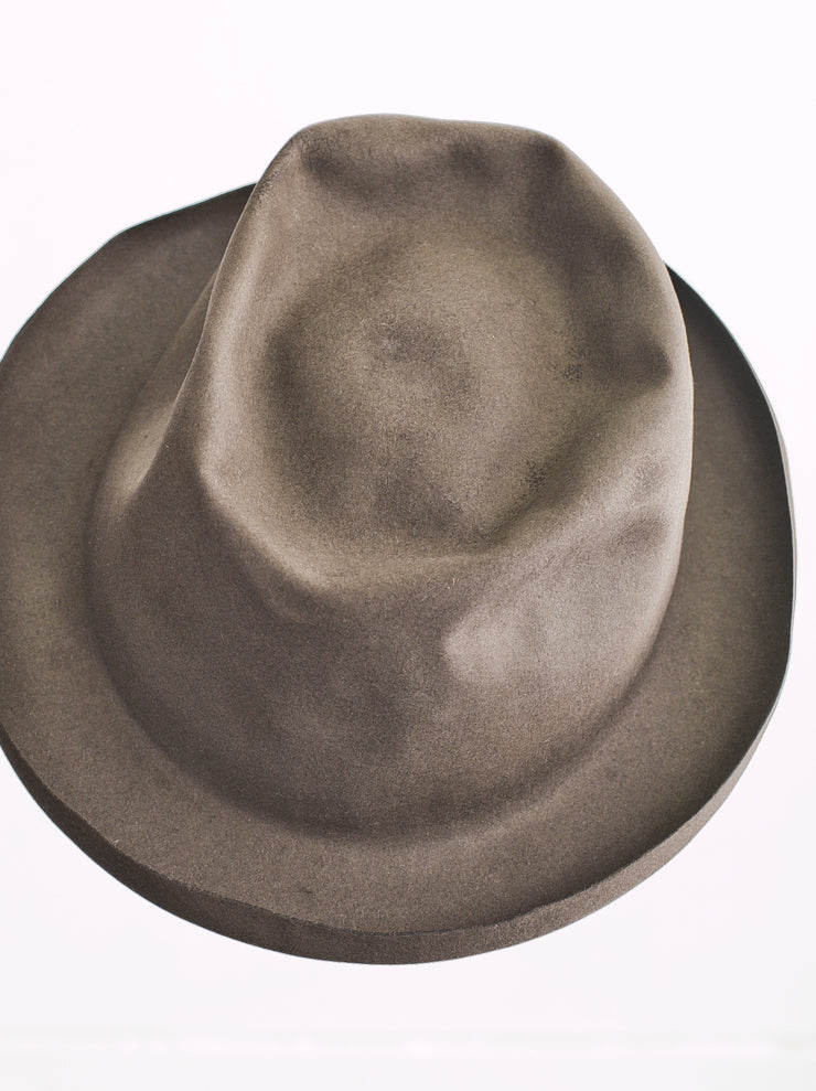 HORISAKI<br> BHHLF005EB Beaver Fur Felt Easy Barn Hat TAUPE