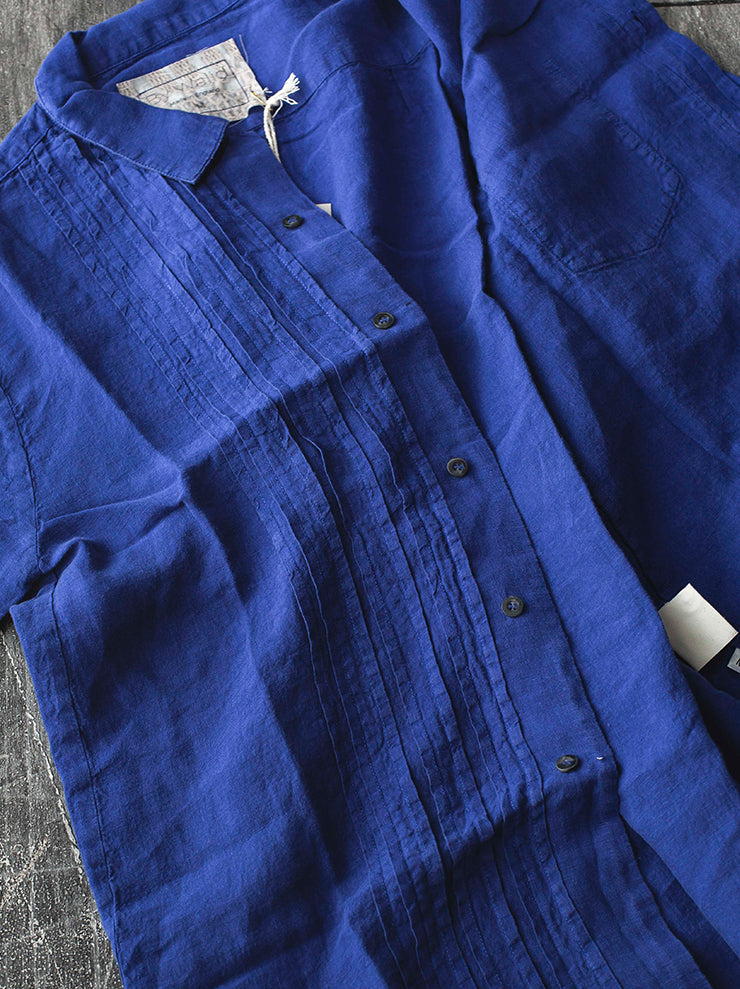 By Walid<br>MENS カーソンシャツ / BLUE