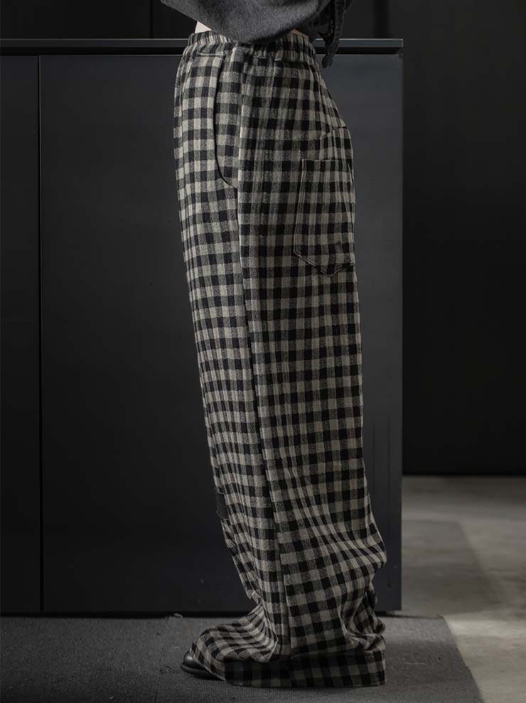serien°umerica<br> WOMENS check trousers / CHECKED