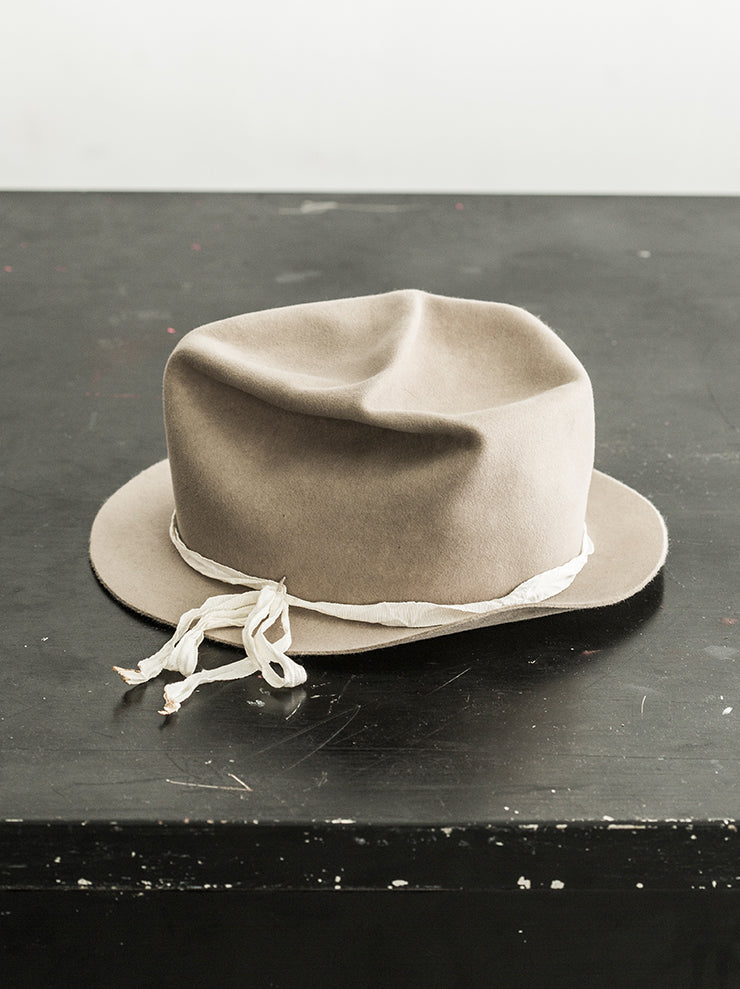 HORISAKI<br> BHDS004 Beaver fur felt hat KALK