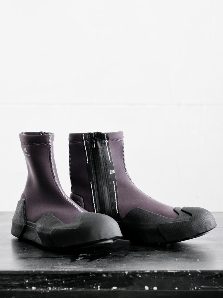 NILøS<br> Bonded edge skinny sneakers PURPLE