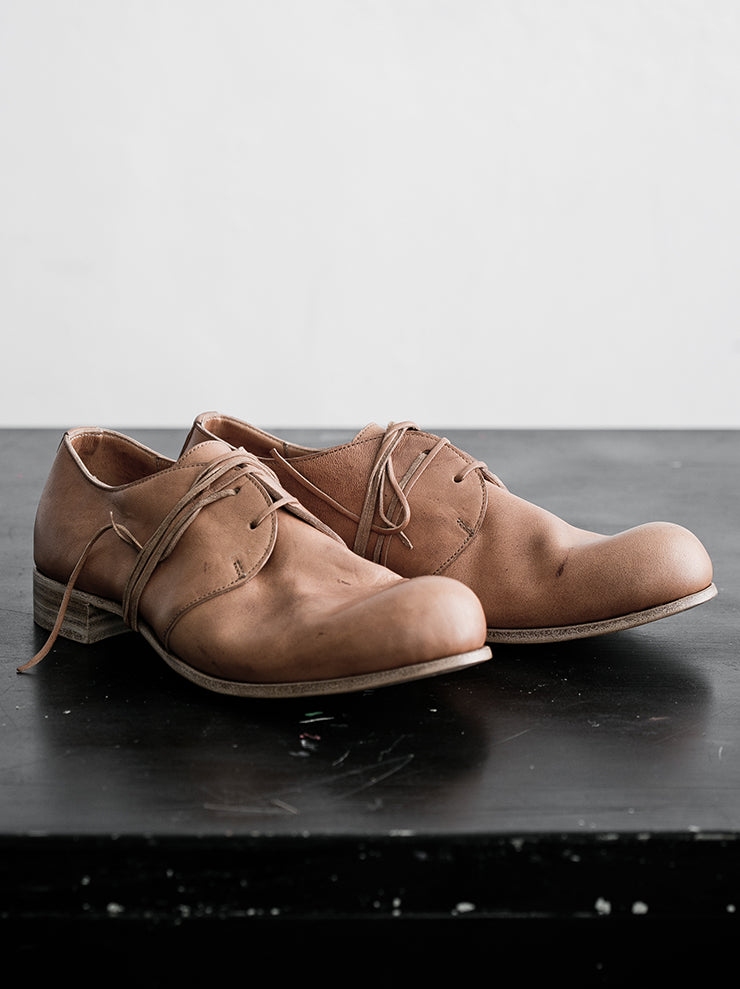 DIMISSIANOS&MILLER<br> Women's Clutter Derby Chaplin Shoes NATURAL