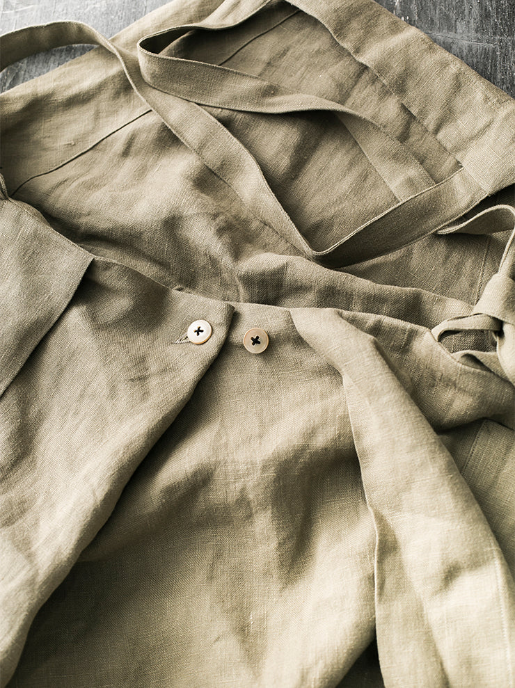 ATELIER SUPPAN<br> WOMENS linen overalls