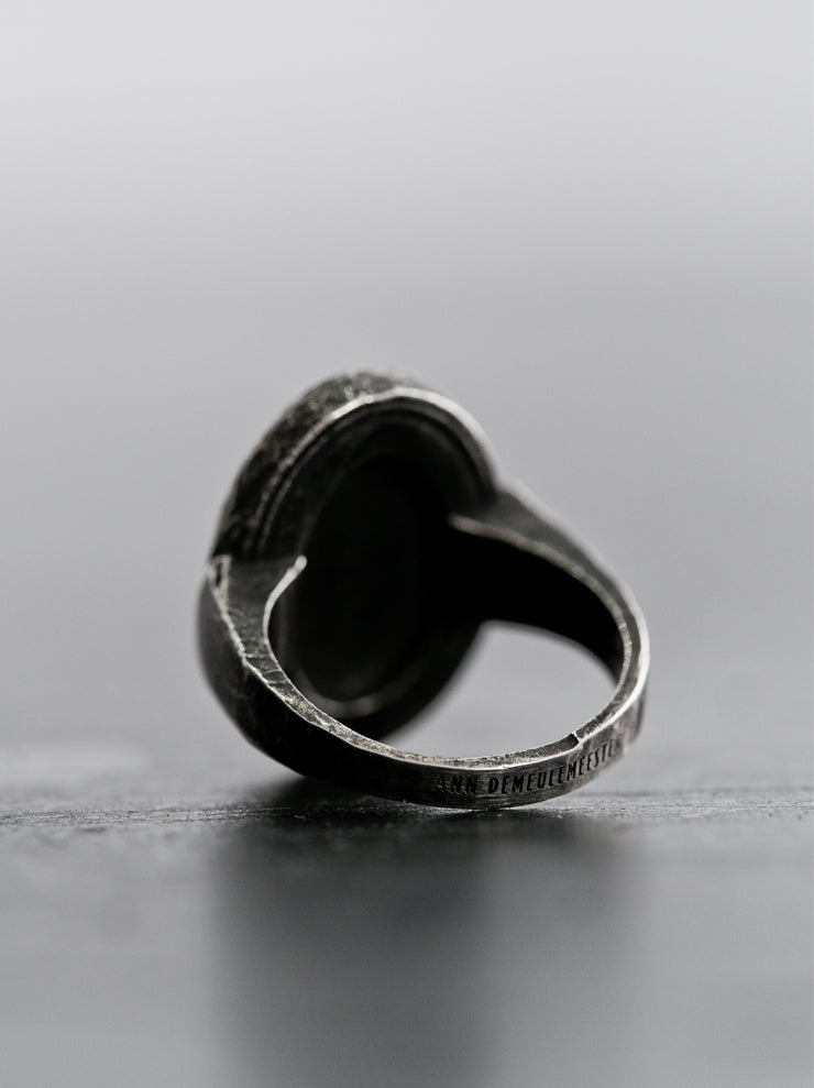 ANN DEMEULEMEESTER<br />サインオーバルリング SILVER