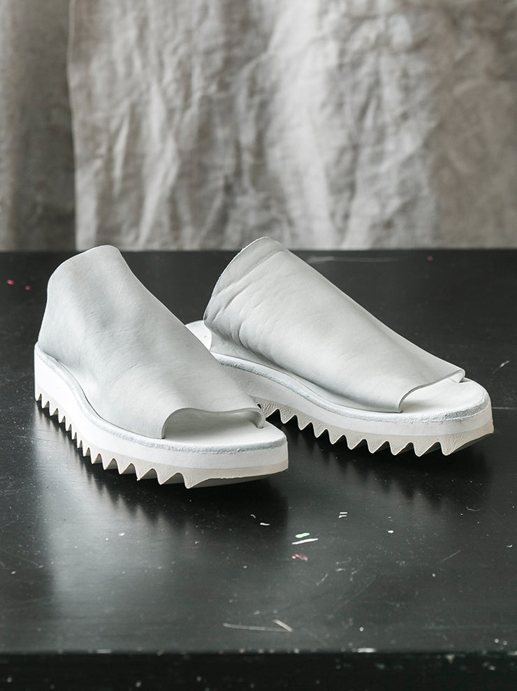 DIMISSIANOS&MILLER<br> Women's Rubber Sole Mules HORSE / WHITE GREYISH