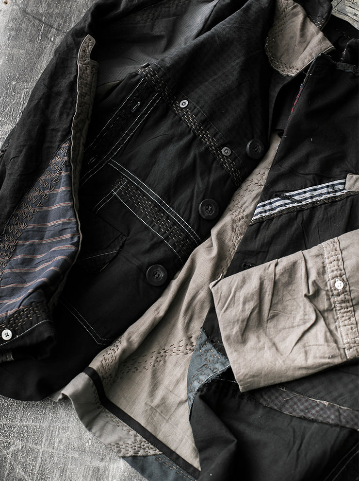 By Walid<br> Men's Milo Jacket DIRTY BLACK