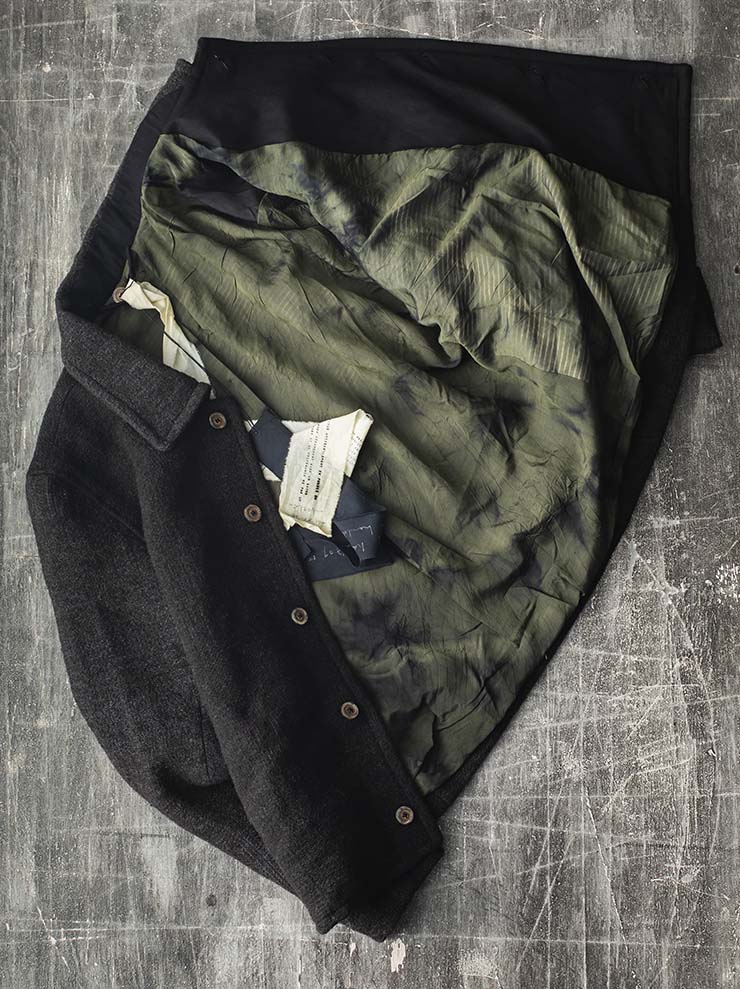 ATELIER SUPPAN <br>UNISEX re-edition wool hemp jacket