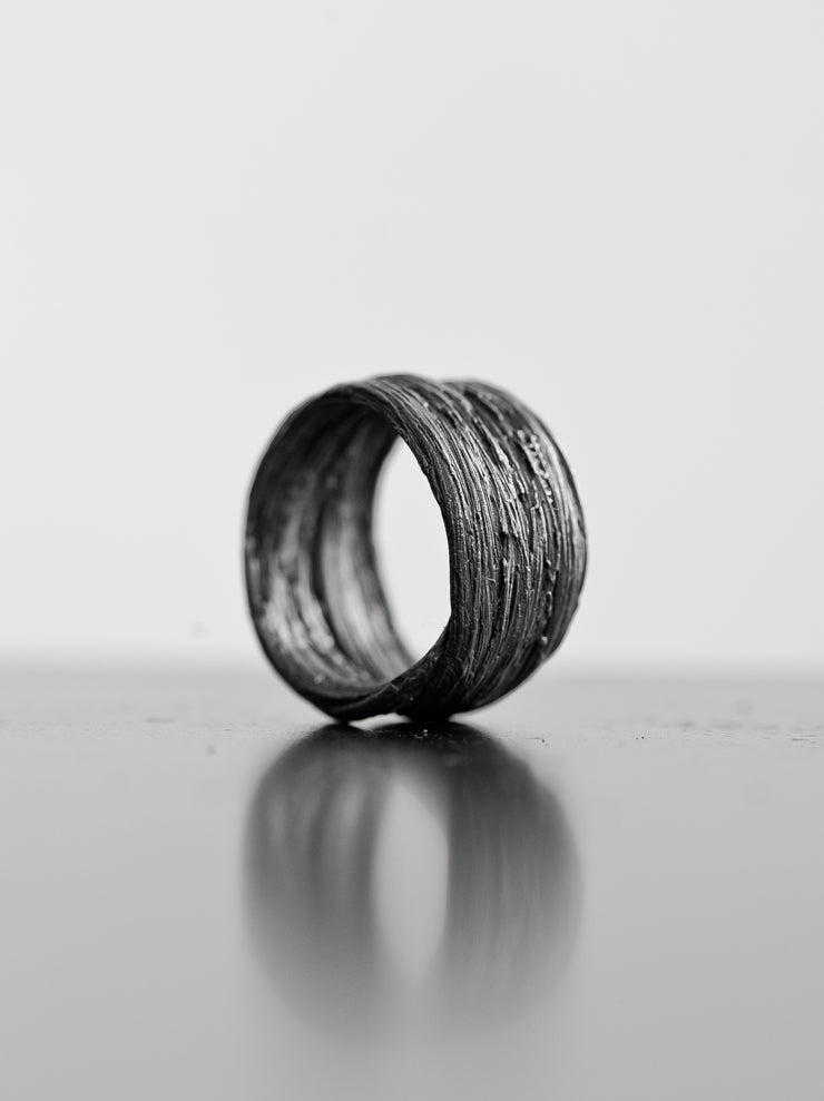 DETAJ <br>HAIR RING / BLACK