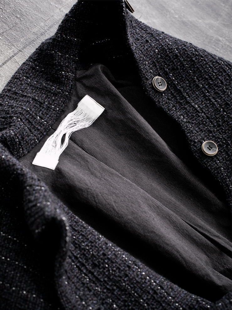 individual sentiments<br />ツイードジャケット NAVY BLACK