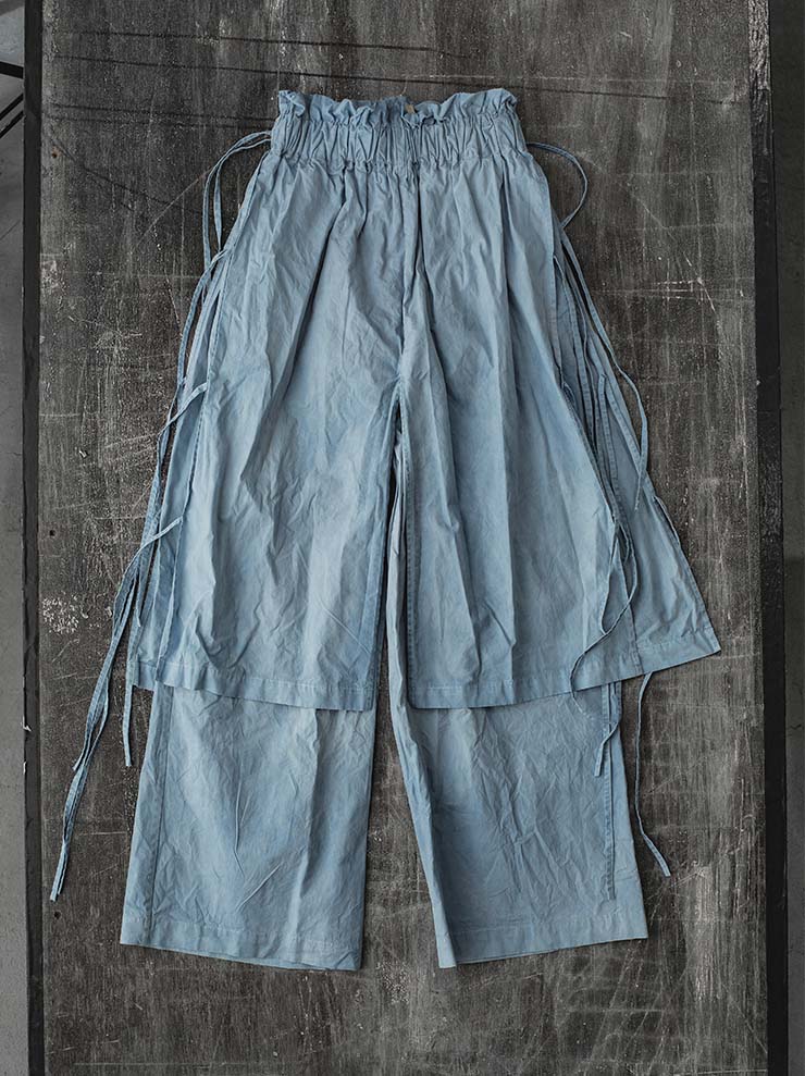 THE BACKWARD VENDOR<br> Curtain set / INDIGO