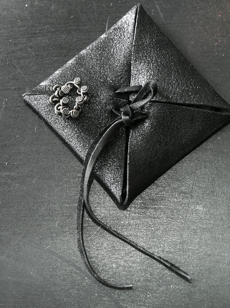 GUIDI<br> Twisted Nail Silver Ring G-AN12 NTR