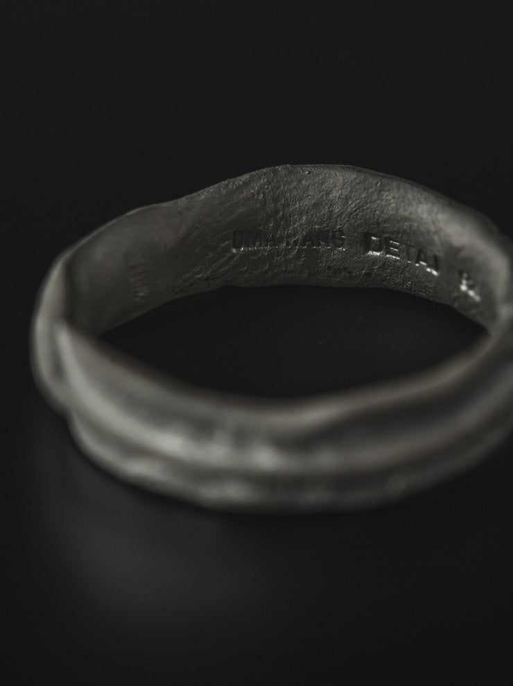 UMA WANG × DETAJ<br> HERB SILVER RING / THYME / WHITE