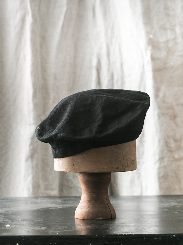 HORISAKI<br> THBASC Cotton Beret BLACK