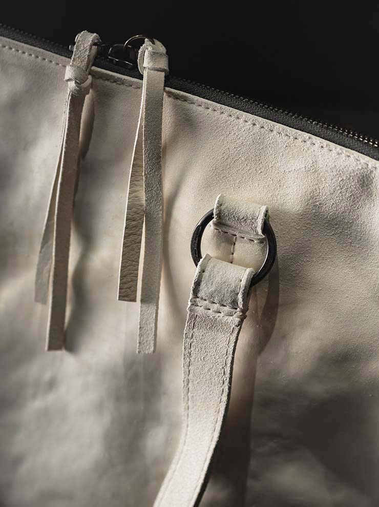tagliovivo<br> Bowlet bag S / WHITE & SILVER