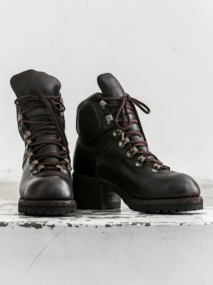 GUIDI<br />ウィメンズ ハイキングヒールブーツ R19V BORDEAUX CV23T / HORSE FG