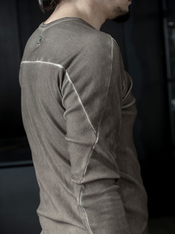 69 by ISAAC SELLAM<br>MENS ロングスリーブTシャツ / TAUPE